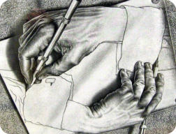 M.C.Escher: Drawing Hands