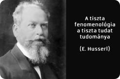 Edmund Husserl (1859 – 1938) német filozófus, a fenomenológia irányzatának megalapítója.
