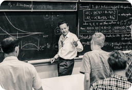 Richard Feynman (1918 – 1988) Nobel-díjas amerikai elméleti fizikus.