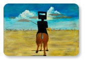 Számtalan képtár és múzeum. Vigyél fehér botot, nehéz a tájékozódás, de a bal felső Google Arts & Culture-re kattintva visszatérhetsz a labirintusból. - (Sidney Nolan: Ned Kelly - National Gallery of Australia).