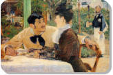 Édouard Manet (1832 – 1883) francia festő és grafikus, a realizmus és az impresszionizmus határát jelentő korszak egyik legnagyobb alakja.
